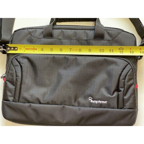 Bump Armor Laptop Protection Carry Shoulder Bag Size 10" X 13.5" x 1" - Picture 2 of 11